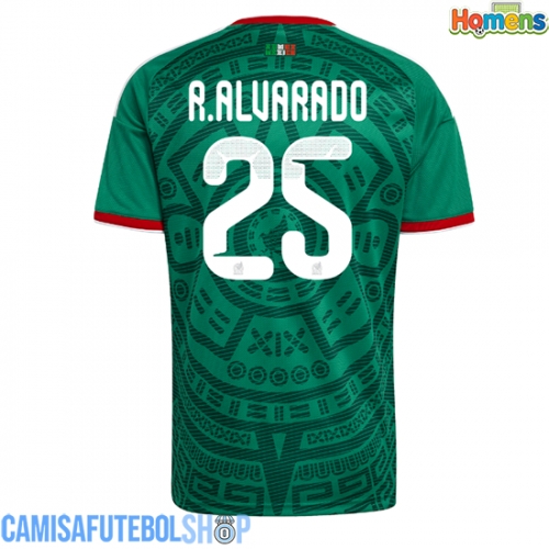 Camisa de time de futebol México Roberto Alvarado #25 Replicas 1º Equipamento Mundo 2026 Manga Curta